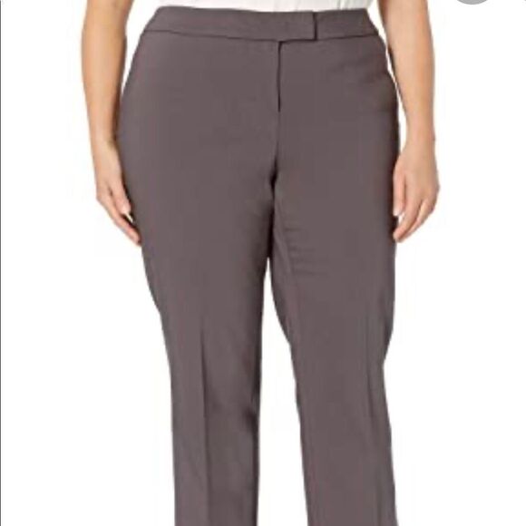 Anne Klein  Cotton Double Weave Slim Pants size 18W - Picture 1 of 5